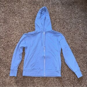 Time and Tru | Periwinkle Blue Hooded Jacket